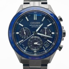 Brand new CITIZEN ATTESA Citizen Attesa Act Line Black Titanium Series Double Di