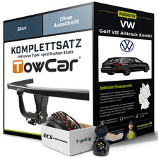 Für VW Golf VII Alltrack Kombi BA5 Anhängerkupplung starr +eSatz 7pol 14-20 NEU