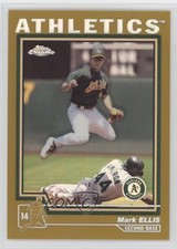 2004 Topps Chrome Gold Refractor Mark Ellis #419 09jb