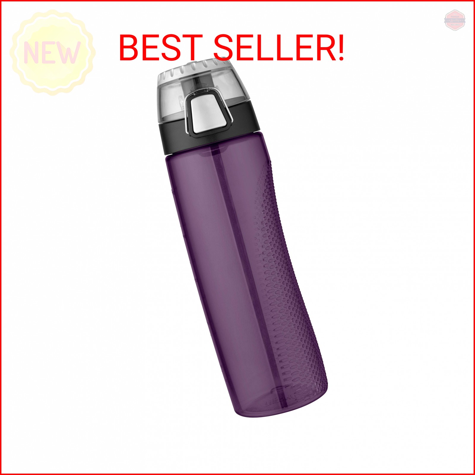 24 Ounce Tritan Hydration Bottle With Meter, Purple