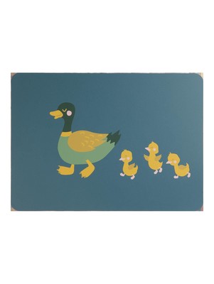 ASA SELECTION Tischset ENTE EMIL LBH 46x33x.20 cm blau