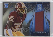 2013 Panini Spectra Materials Blue 44/49 David Amerson #129 2s8