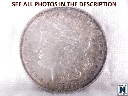 NobleSpirit } 1882 Morgan Silver Dollar VF / XF Extremely Fine Toning