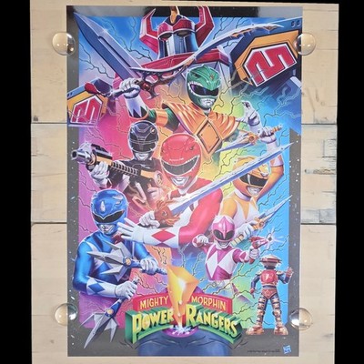 Mighty Morphin Power Rangers Galaxy Foil Variant 24''x36'' Print 14/100 Tom Walker