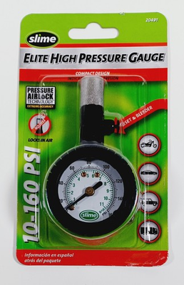 #ad #ad Slime 20491 Elite High Pressure Tire Gauge 10 160 PSI NEW SEALED UNOPENED $14.99