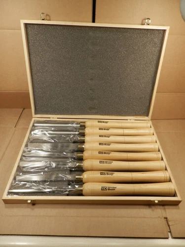 Windsor Design High Speed Steel Wood Lathe Chisel Set 8 Piece #47066 New