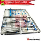 28 Pcs Implant Bone Graft Surgery Kit Dental Surgical Instruments W/ CASSETTE