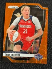 2024 Panini Prizm WNBA - Emily Engstler #67 Orange Velocity Prizm 