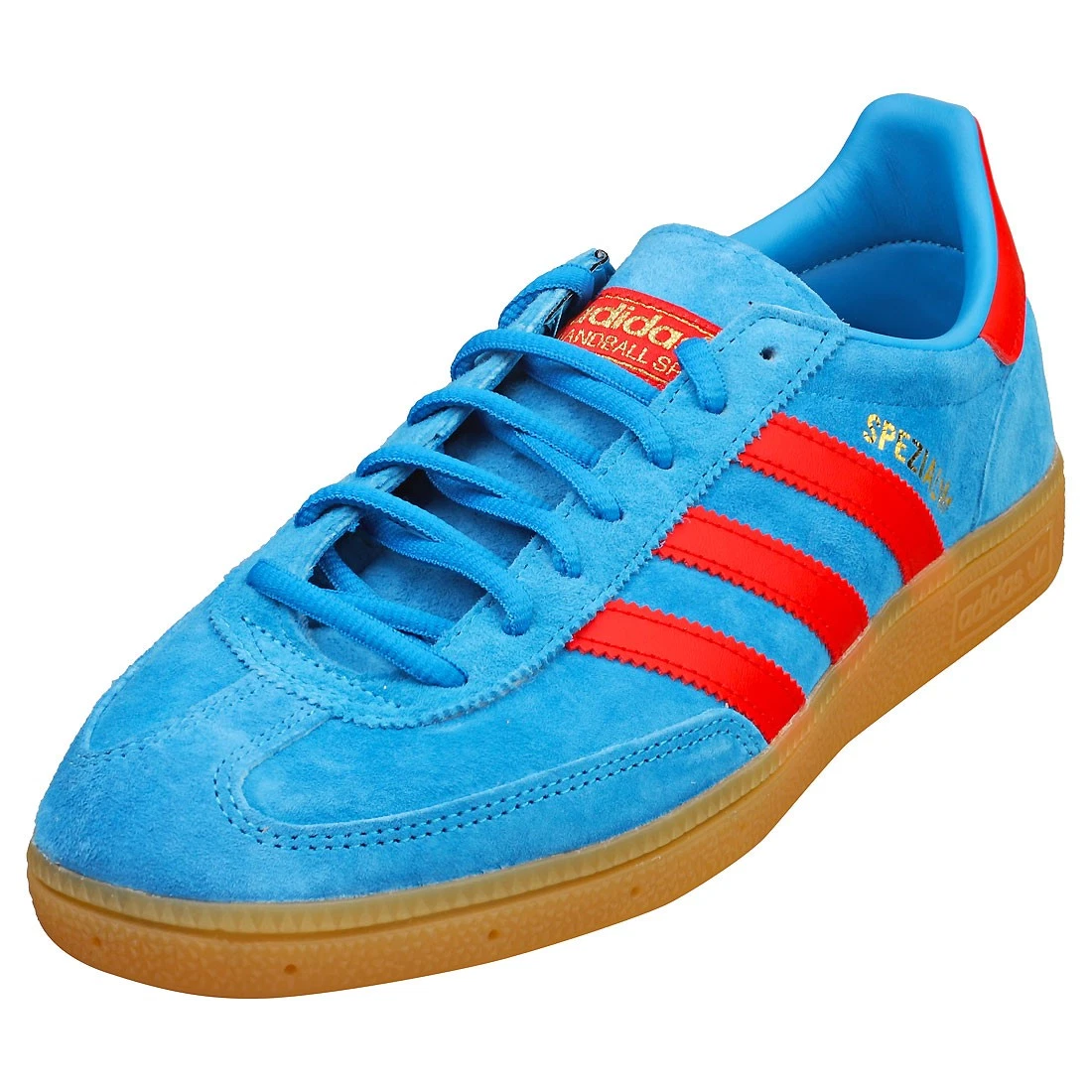 adidas Handball Spezial Uomo Sneakers Casuali Blu e Rosso