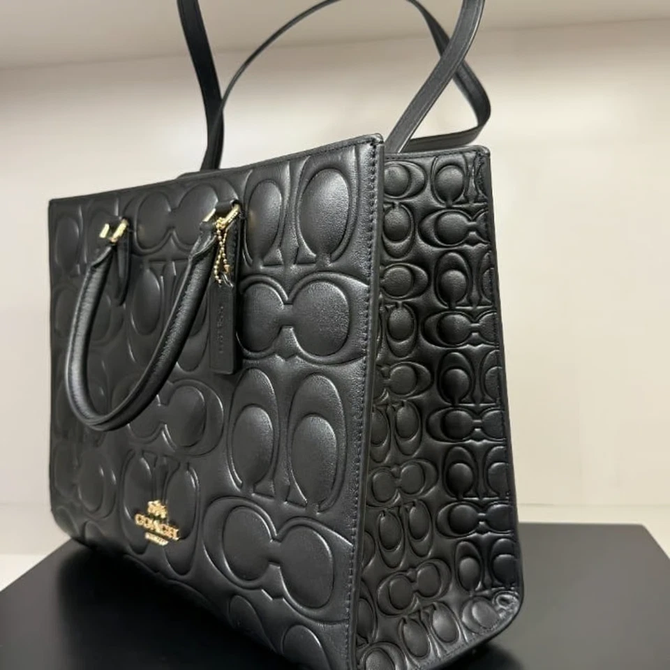 Coach Maggie Tote Bag In Signature Leather CY672 & Gift receipt - Image 3 of 4