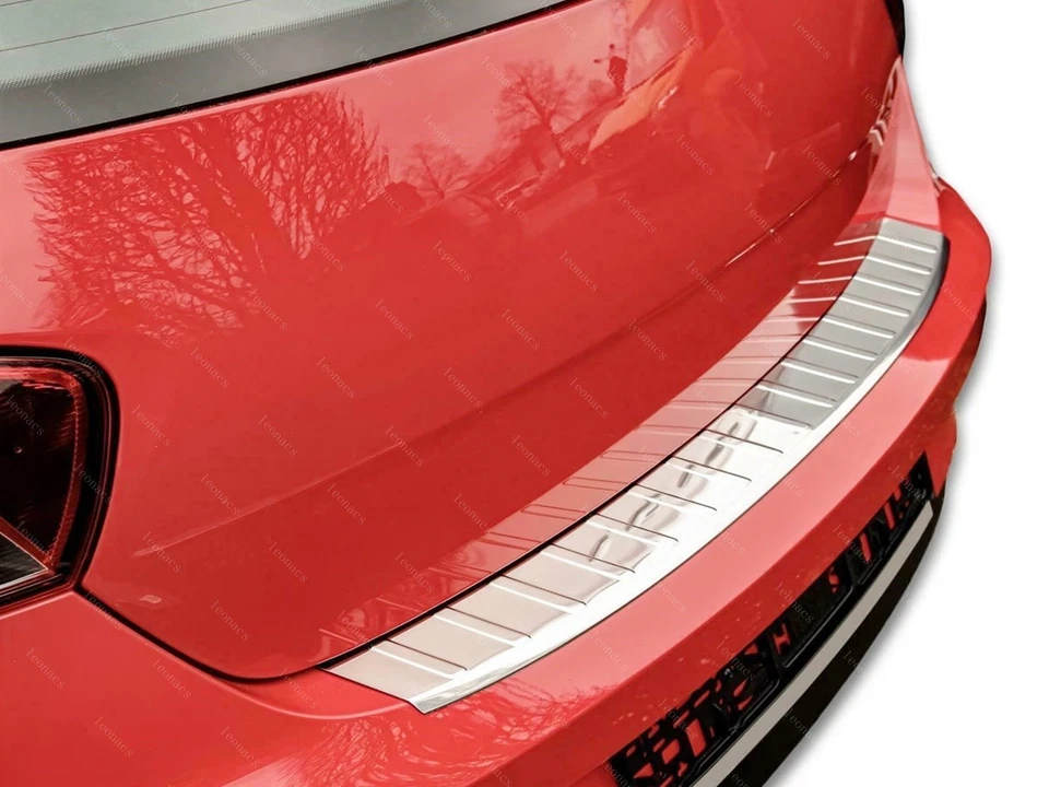 Per SEAT IBIZA 2012 AL 2017 Cromato Protezione Paraurti (Brillante) ACCIAIO Foto 4 de 4