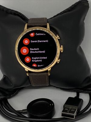 Fossil Gen 4 Authentic Digital Dial Smart Watch Custom Band FTW6018 CR183
