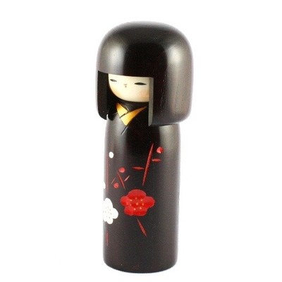 Kokeshi Puppe - Happy Flower