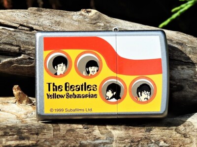 The Beatles Zippo Lighter - Yellow Submarine Portholes - Lennon 