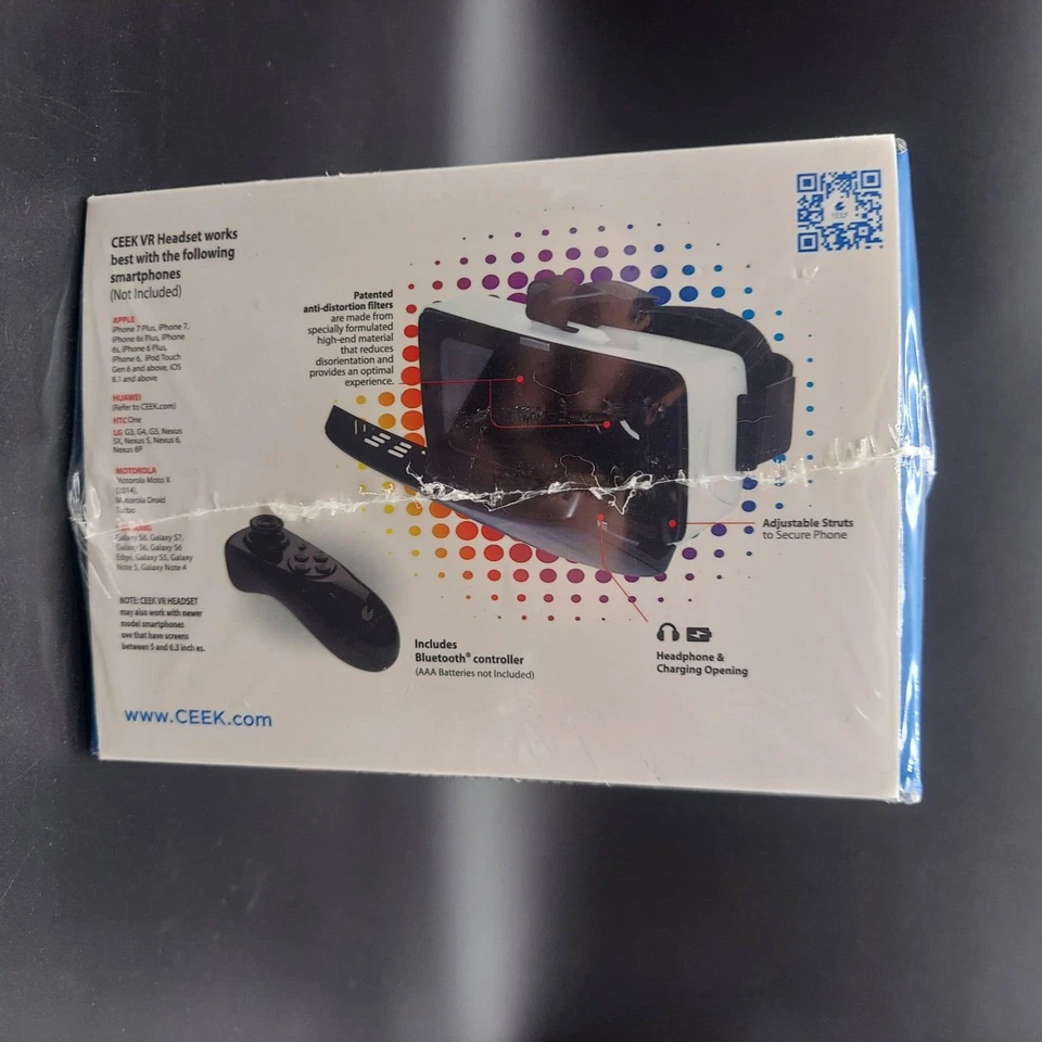 Nuevos en Caja Auriculares de Realidad Virtual Ceek con Controlador Inalámbrico para Conciertos Exclusivos Foto 3 de 4