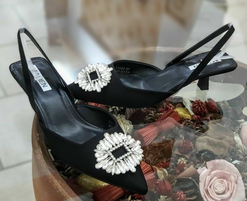 SANDALI DONNA F3022 DECOLLETE DONNE SCARPE ELEGANTI NERO PRIMAVERA ESTATE  2022 | eBay