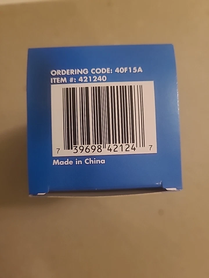 Bulbrite 40F15A 40W Fiesta Style Chandelier Bulb, Standard Base, Amber #421240 - Image 4 of 4