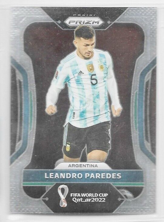 Leandro Paredes Argentina 2022 Panini PRIZM FIFA World Cup Base #6