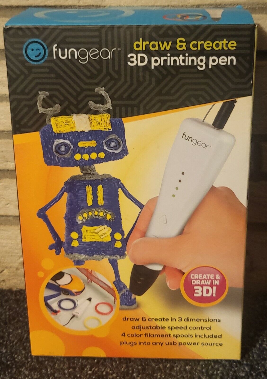 Fungear Draw & Create 3d Printing Pen With Filament for sale online