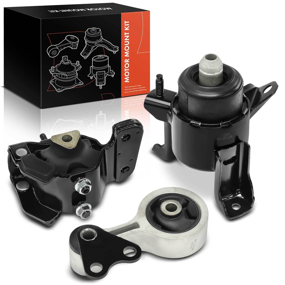 3x Motor Mount & Transmission Mount for Mazda 6 2003 2004 2005