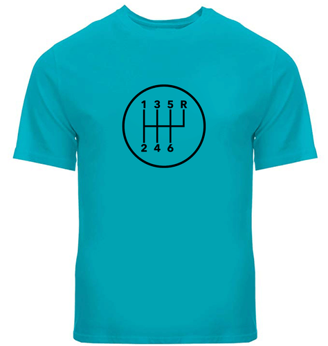 Manual Transmission Pattern 6 Speed Stick Shift Gears Cars T-Shirt Gear Shifter - Picture 25 of 34