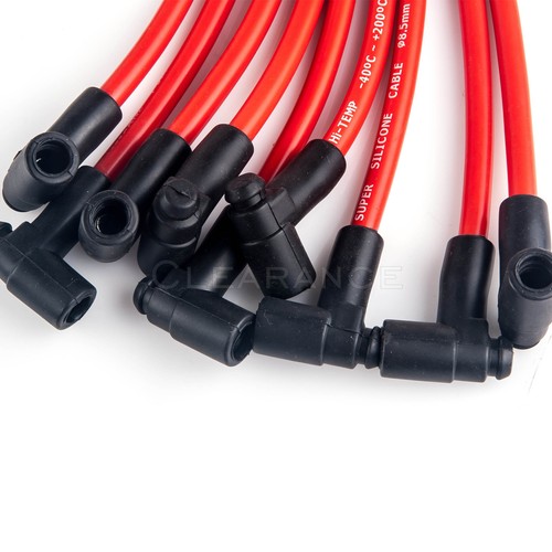 8mm 9875M BBC Big Block Chevy 454 Spark Plug Wires HEI STR Over Valve Cover - Picture 2 of 4