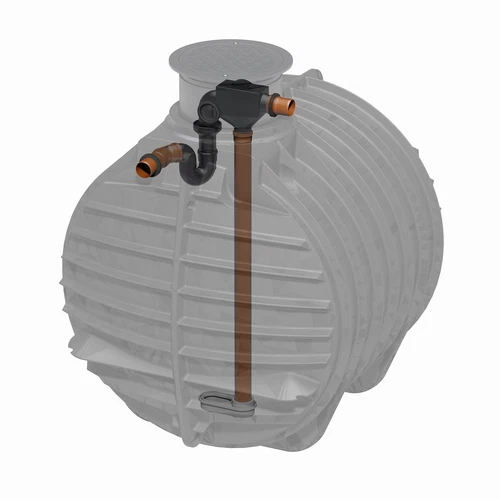 Florantia Erdtank 6000 Liter Komfort IV - Regenwassertank Set mit Hauswasserwerk - Bild 3 von 9