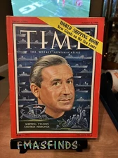 E4 1956 SHIPPING TYCOON STAVROS NIARCHOS August 6 TIME Magazine 