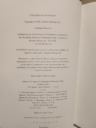 The Appeal : A Novel by John Grisham (2008, Hardcover) - Imagen 3 de 4
