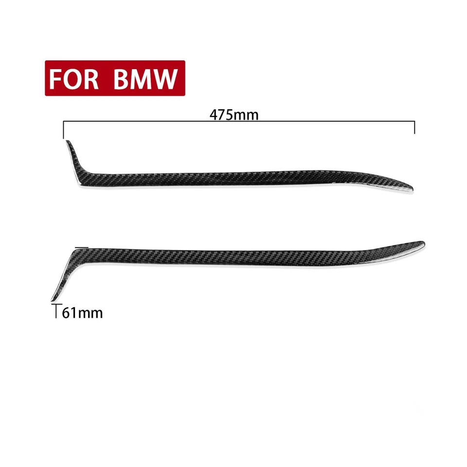 Cubierta de párpado de párpado delantero de fibra de carbono para 3 series M3 E36 92-98 Foto 2 de 4