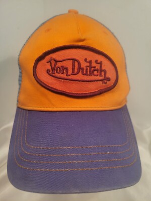 Vintage Von Dutch Snapback Mesh Trucker Hat Preowned 