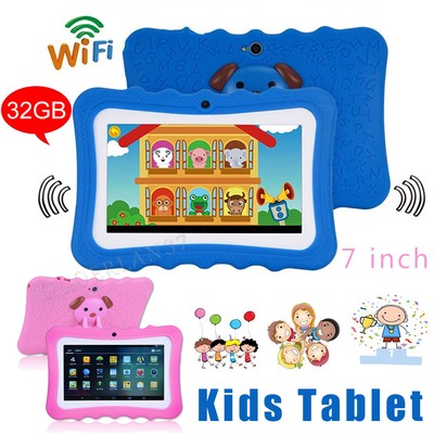Educational Learning Kids Tablet 7in PC with Parental Control Wi-Fi Dual Camera