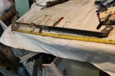 1963 Ford F100 truck inner door window glass guide track mount bracket  driver