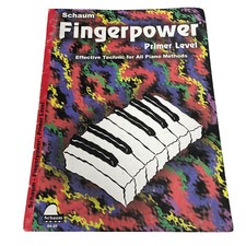 Schaum Fingerpower Primer Level Sheet Music Book Technic for All Piano Methods