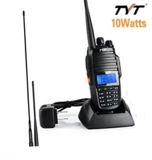 TYT UV8000D 10W UHF/VHF 136-174MHz/400-520MH 3600mAh Cross Band Repeater Radio