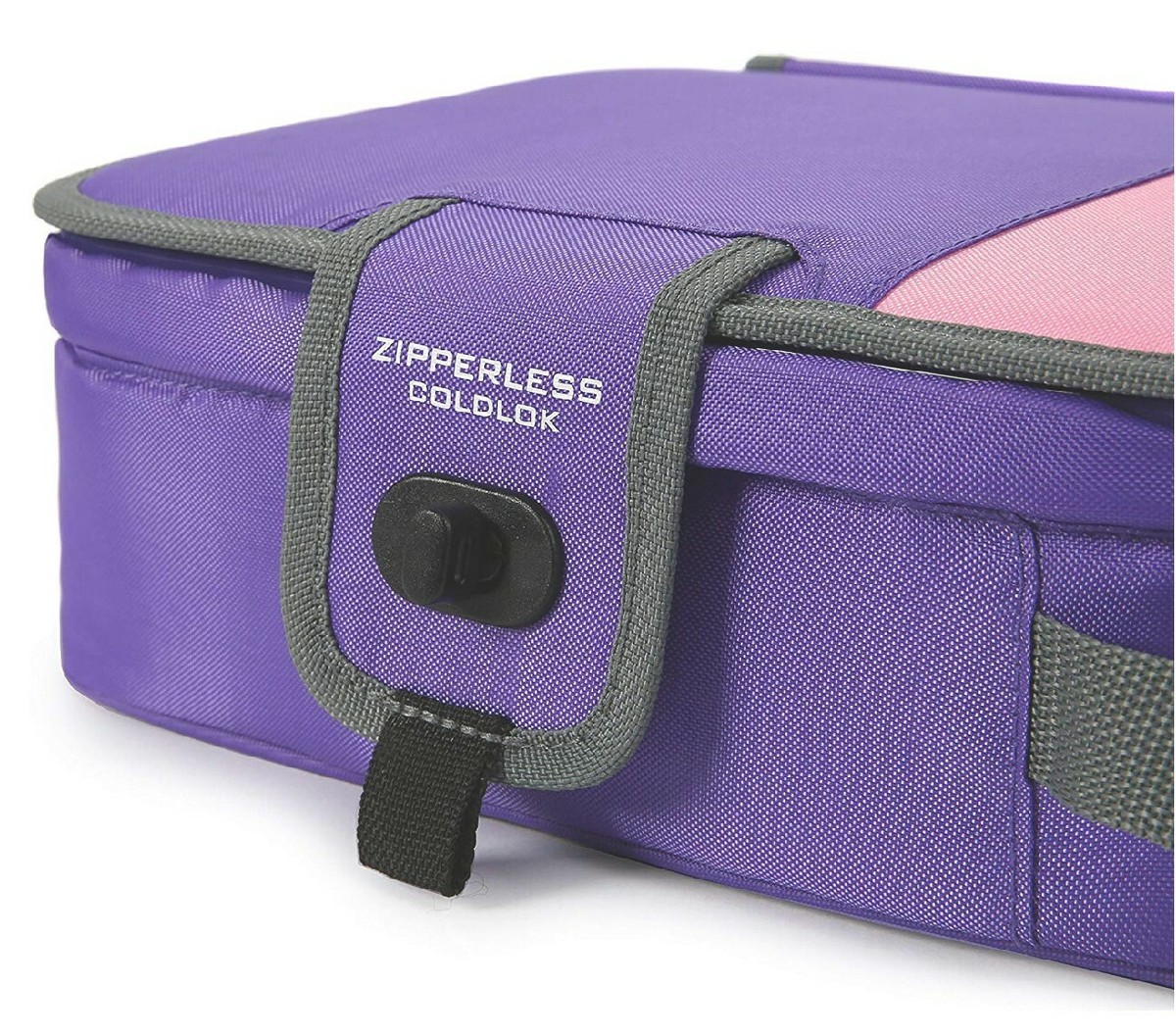 Arctic Zone Insulated Lunch Box Built-In Lunch Tray Zipperless Lid