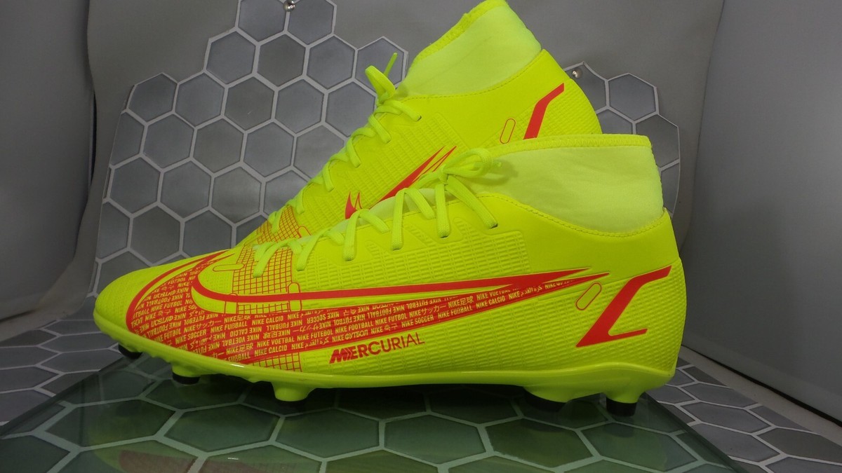 Nike Superfly 8 Club FG/MG Men's 13 Soccer CV0852 760 Volt Nike Superfly 8 Club FG/MG Men's 13 Soccer CV0852 760 Volt