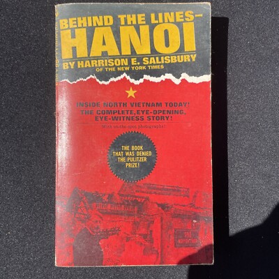 Harrison Salisbury Behind The Lines Hanoi Vintage Paperback