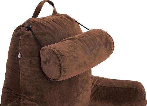 XXL Arm & Back Support Reading Pillow - Portable Memory Foam Comfort for All - Picture 10 of 11