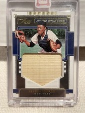 2022 Panini Three and Two Jumbo Swatches Gold #/15 Elston Howard GU Bat Relic🔥