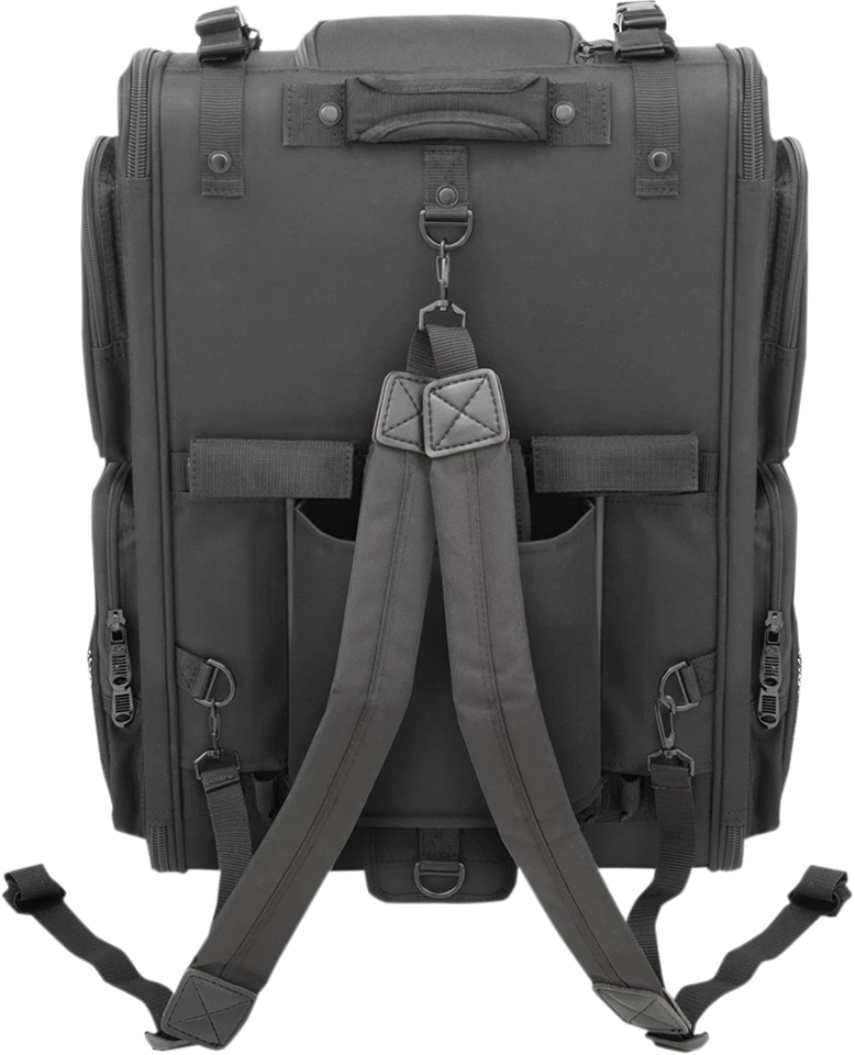 Saddlemen S3500 Black Tactical Sissy Bar Bag Luggage Harley & Metric EX000040A - Image 3 of 4