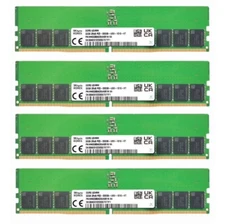 Hynix 128GB 4X32GB DDR5 5600MHz PC5-44800 2RX8 UDIMM Memory Ram HMCG88AGBUA081N