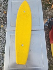 Vintage California Free Former Skateboard Yellow Deck 23" SEE PHOTOS