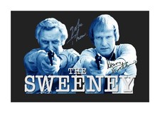 The Sweeney Regan and Carter TV 1 A4 reproduction signed poster Choice of frame