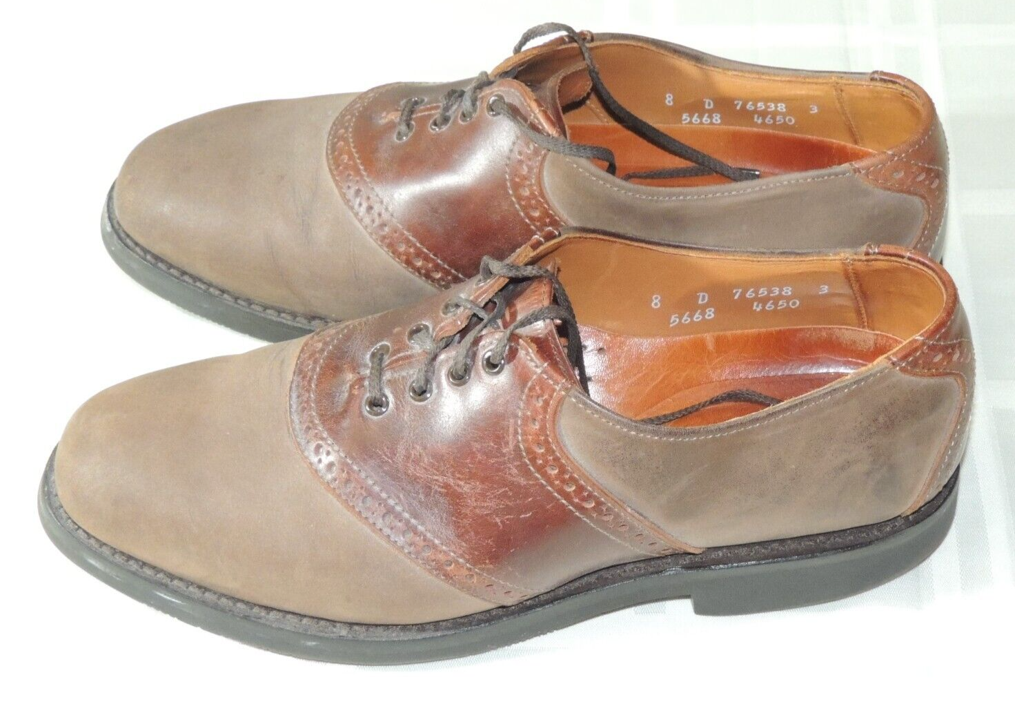 SAOLA Scarpe Allen Edmonds Comfort Orthotics da uomo in nabuk marrone US 8 D