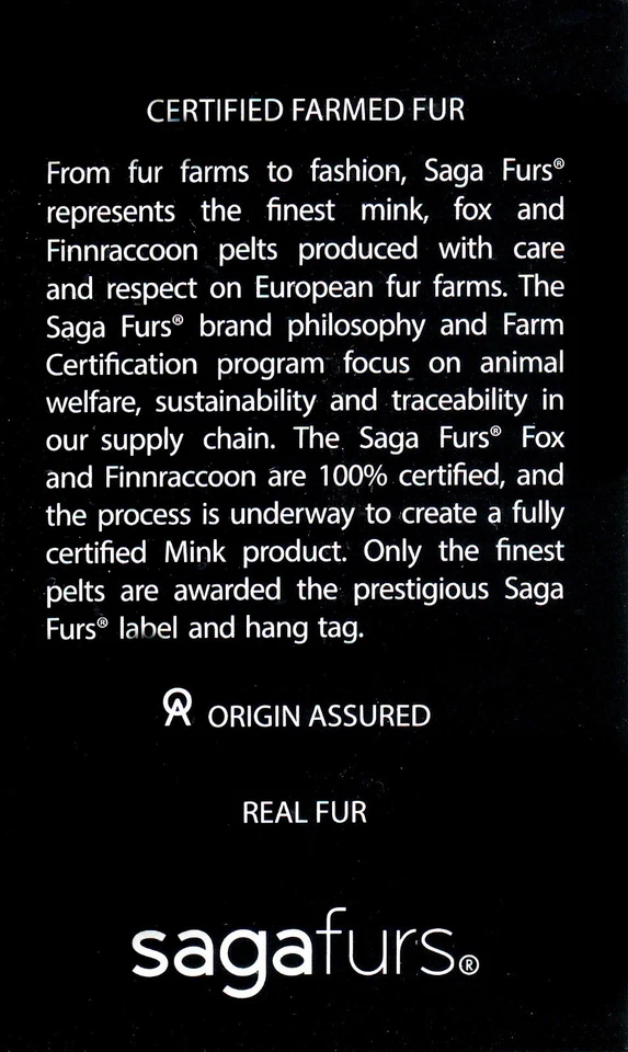 Saga Furs Silver Fox & Black Mink Fur Winter Trapper Ushanka Aviator Ski Hat - Image 3 of 3