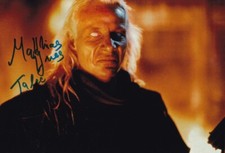 MATTHIAS HUES signed Autogramm 20x30cm DARK ANGEL in Person autograph COA