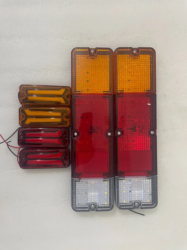 LED Tail Lights With LED Indicators Suzuki Samurai SJ410 SJ413 |Fit For - Image 2 of 4