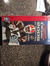 2005 Bowman Chrome Football Hobby box Aaron Rodgers