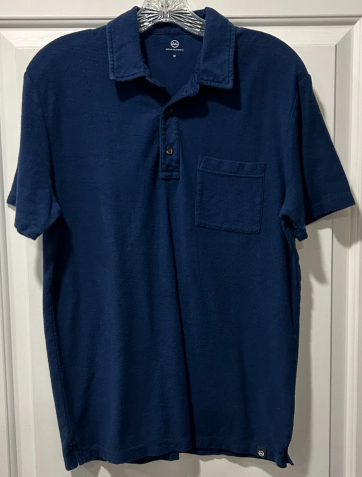 Para Hombres AG Jeans Polo Lote de 2 Camisas Adriano Goldschmied Talla Mediana Foto 3 de 4